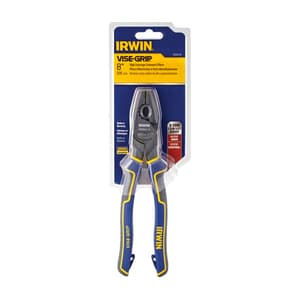 Irwin 8 inch / 215 mm High Leverage Lineman's Plier With Vise Grip, 1902414