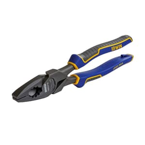 Irwin 9.25 inch / 235 mm High Leverage Lineman's Plier With Vise Grip & Fish Tape Puller, 1902415