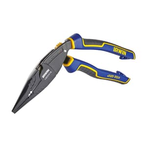 Irwin 8 inch / 200 mm Ergomulti Long Nose Plier With Wire Stripper & Wire Crimper, 1902419
