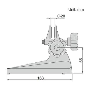 Insize 0 - 100 mm Micrometer Stand, 6301
