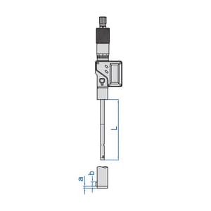 Insize 8 - 10 mm Wireless Digital Three Point Internal Micrometer (Type B), 3113-10WL