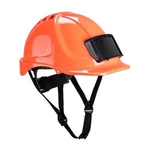 Portwest Endurance Badge Holder Safety Helmet (Orange), PB55 