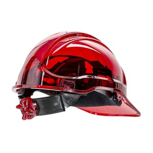 Portwest Peak View Ratchet Hard Hat Vented (Red), PV60 
