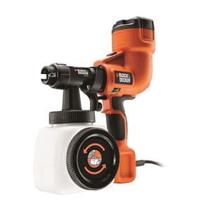 Black+Decker 1.2 Ltr / 400W Handheld Spray Gun With Paint Flow Indicator (Type 01), HVLP200-QS
