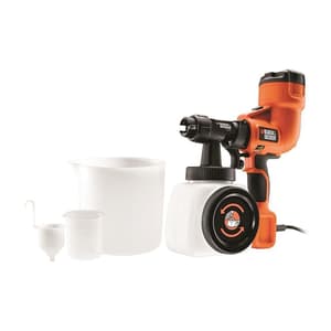 Black+Decker 1.2 Ltr / 400W Handheld Spray Gun With Paint Flow Indicator (Type 01), HVLP200-QS