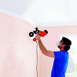 Black+Decker 1.2 Ltr / 400W Handheld Spray Gun With Paint Flow Indicator (Type 01), HVLP200-QS