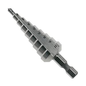 Makita 4-12 mm Step Drill Bit Straight Flute, D-40082