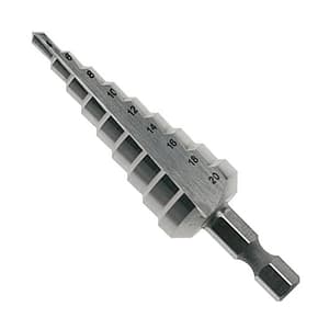 Makita 4-32 mm Step Drill Bit Straight Flute, D-40107