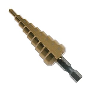 Makita 4-20 mm Step Drill Bit Straight Flute Titanium Coating, D-40129