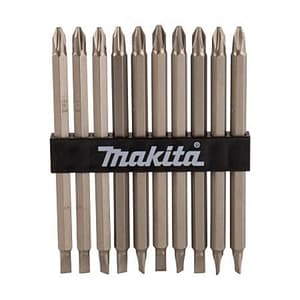Makita PH2 - SL5 / 110 mm Double Ended Screw Bit Set (Pack of 10 Pcs), D-65551