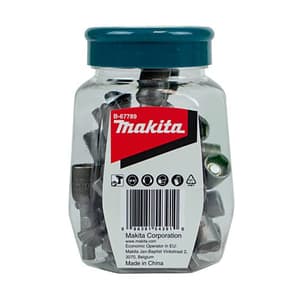 Makita 10 mm / 1/4 inch Sq. Drive Magnet Nut Setter Candy Jar (Pack of 30 Pcs), B-67789