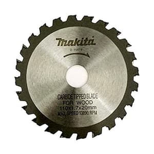 Makita 4 inch / 110 mm TCT Saw Blade For Wood (24 Teeth), D-15578