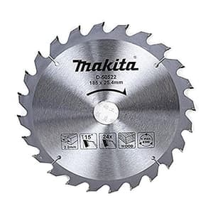 Makita 7 inch / 185 mm TCT Saw Blade For Wood (24 Teeth), D-50522