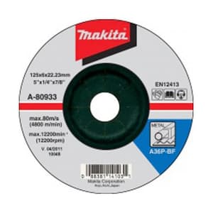 Makita 100 x 4 x 16 mm Metal Grinding Wheel (Pack of 10 Pcs), A-80905