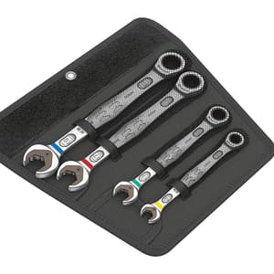 Wera 6000 Joker 4 Set 1 Set of Ratcheting Combination Wrenches, 05073290001