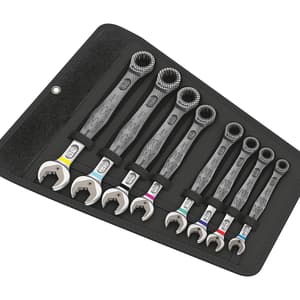 Wera 6000 Joker 8 Imperial Set 1 of Ratcheting Combination Wrenches Imperial, 05020012001