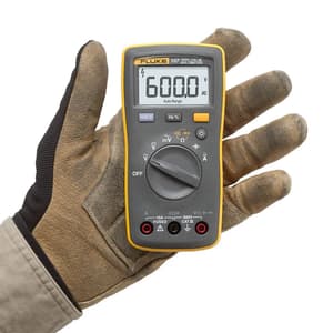Fluke 107 6000 Counts / 600V CAT III Palm-Sized Digital Multimeter