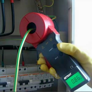 Metravi 4 Digits / 0.01Ohm - 1500Ohm Resistance Range Clamp On Ground Resistance Tester With Round Jaw, CET-04