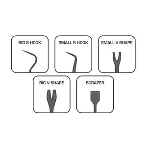 Hogert 5 Pcs Drawstrings & Hooks Set, HT8G397