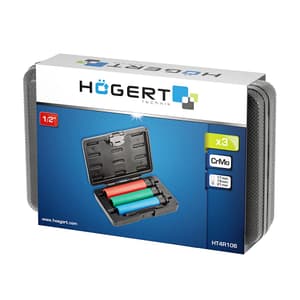 Hogert 3 Pcs 1/2 Inch Impact Long Socket Set For Alloy Rims, HT4R106