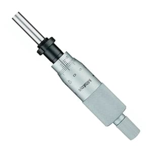 Mitutoyo 0 - 25 mm Medium-sized Micrometer Head with Clamp Nut, 150-191