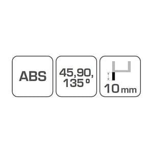 Hogert 300 mm / 12 Inch ABS Plastic Miter Box without Handsaw, HT3S295