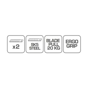Hogert 18 mm Snap-off Blade Knife, HT4C604