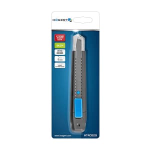 Hogert 18 mm Snap - Off Blade Knife With Plastic Clip, HT4C629