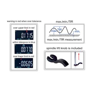 Insize 25.4 mm / 1 inch Bluetooth High Precision Digital Indicator, 2135-25