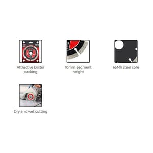Freemans 4 inch / 110 mm Power Diamond Wheel Blade, MC110