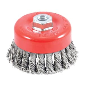 Freemans  100 mm Dia. Wire Cup Brush (Steel Twisted Bristles), WCB100-10