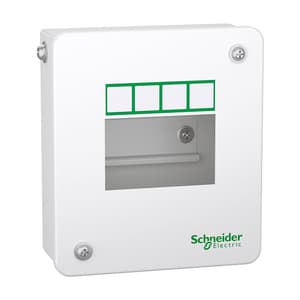 Schneider Electric 4 Way Single Door Metal Enclosures (IP30), A9HMES04