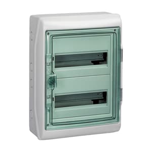 Schneider Electric 2 Row x 24 Module Enclosures For Modular Devices With Terminal Blocks (Weather Proof), 13433