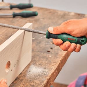 Bosch 200 mm Wood Rasp File Set (Pack of 3 Pcs), 1 600 A02 ZB1