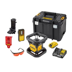 Dewalt Self Levelling Rotary Laser with Red Beam (Pack of 7 Kit), DCE074D1R-QW
