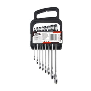 Yato 8 Pcs, 8 mm - 19 mm Combination Spanner Set, YT-03611