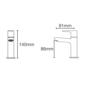 Kohler Accliv Pillar Tap In Polished Chrome Finish (Cold Only), K-33101IN-4-CP