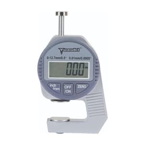 Yuzuki 0 - 12.7 mm Digital Thickness Gauge With Flat Back (Jewel Type), DTG0110