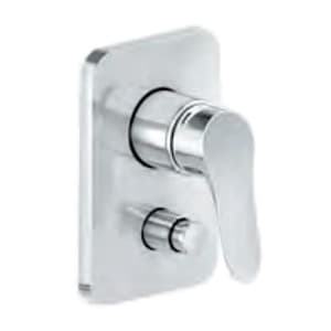 Kohler Accliv 40 mm AT235 Slim Recessed Bath & Shower Trim With Single Handle In Polished Chrome Finish, K-33111IN-4FP-CP