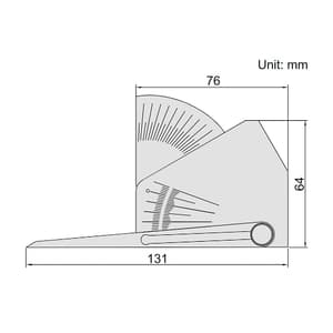 Insize 0 - 50 mm Fillet Welding Gauge, 4846-1