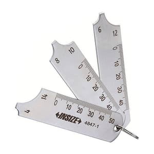 Insize 0 - 50 mm Fillet Welding Gauge, 4847-1