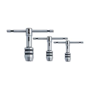 Ozar 3 Pcs T-Handle Tap Wrench With Solid Jaw, ATW-7070
