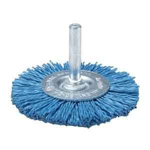 Makita 63 mm  Dia. x 6 mm Shank Nylon Wheel Brush for Drill (Fine), D-45630