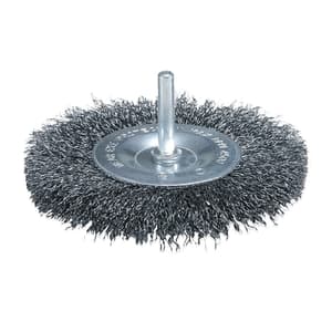 Makita 38 mm Dia x 6 mm Shank Wire Wheel Brush with Crimped Wire, D-39958