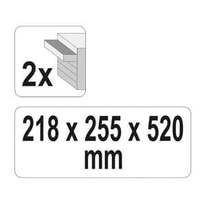 Yato 2 Drawers Tool Box , YT-08872
