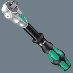 Wera 38 Pcs 8100 SB 4 Zyklop Speed Ratchet Set 3/8" Drive Imperial, 05003596001