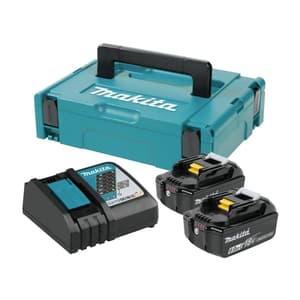 Makita MKP1RG182 Power Source Kit With 2x 6.0 AH Batteries & 1x Charger & 1x Makpac Case, 191A70-7