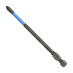 Hogert PH1 x 100 mm Length Phillips Impact Screwdriver Bits (Pack of 2 Pcs), HT1S687