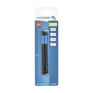 Hogert PH3 x 100 mm Length Phillips Impact Screwdriver Bits (Pack of 2 Pcs), HT1S689