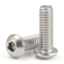 TB Basics M6 Dia. SS 304 Button Head Screws (Fully Threaded)